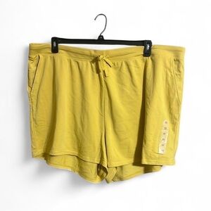 Old Navy Sweat Shorts Sz 4XL Pockets Drawstrings High Waist Casual Vacation